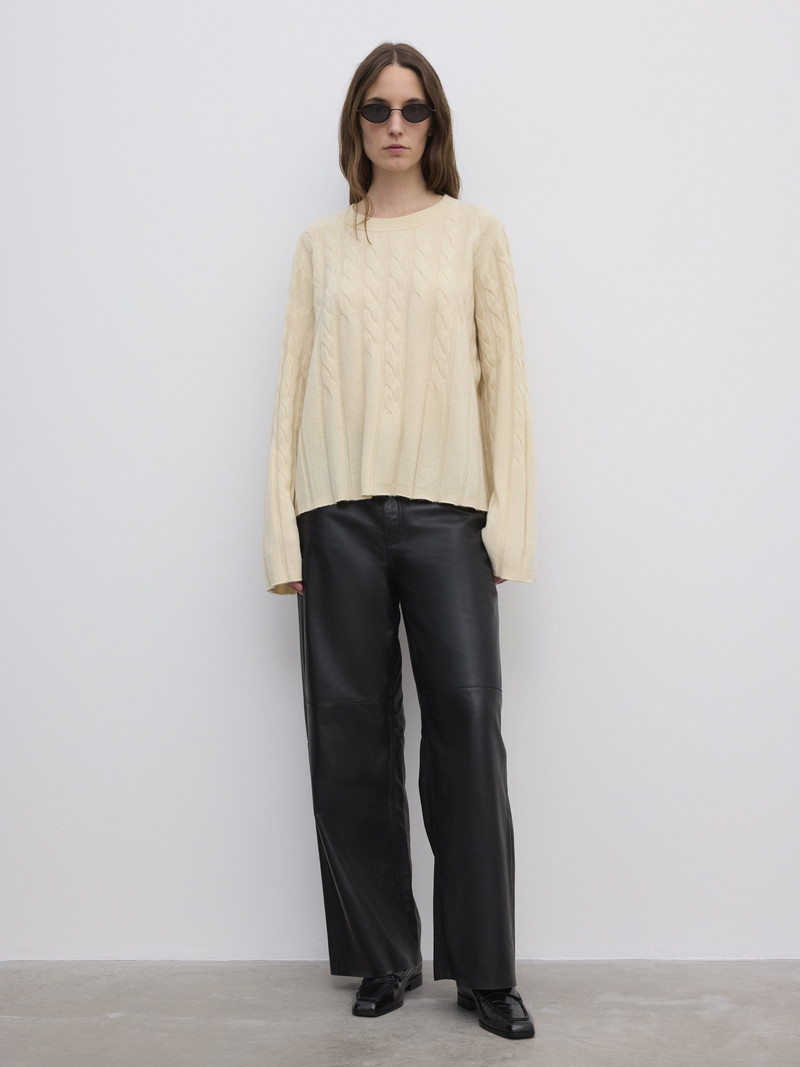 Faded Cable Knit 1