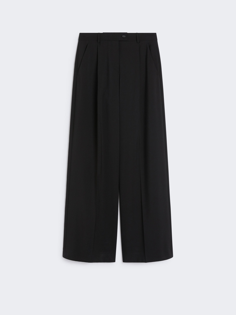 VELA Oversized stretch wool trousers 1