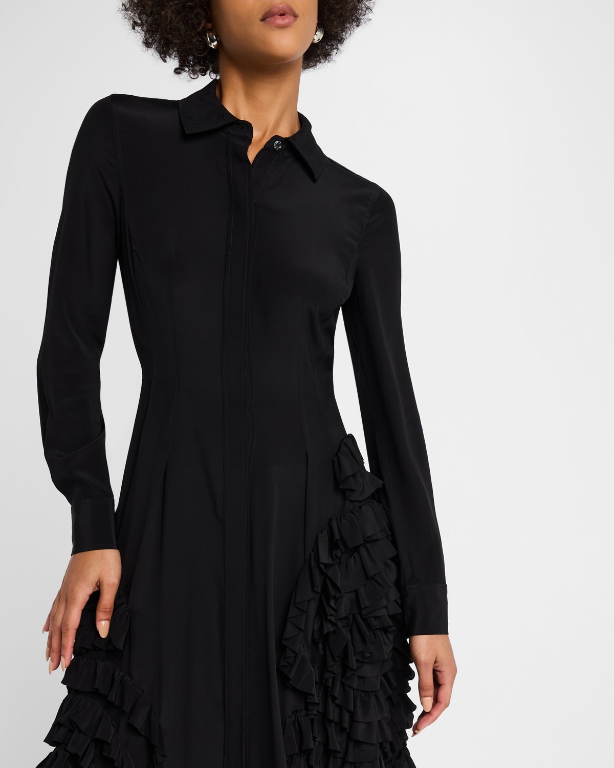 Gwen Ruffled Maxi Shirtdress - 5