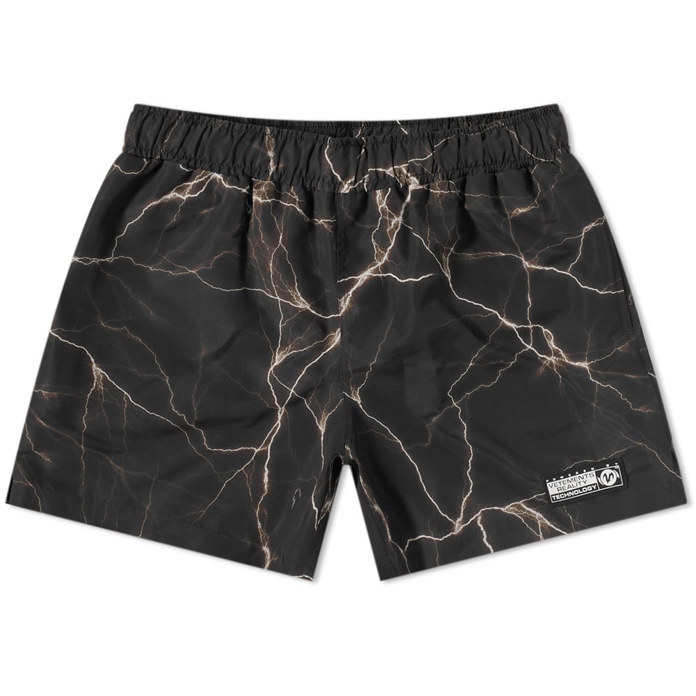 VETEMENTS Lightning Logo Swim Short - 1