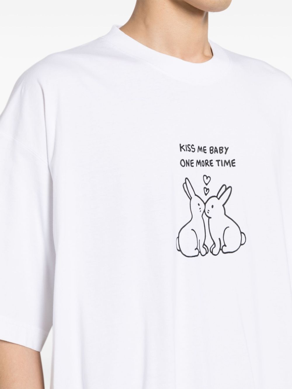 Kissing Bunnies round-neck T-Shirt - 5