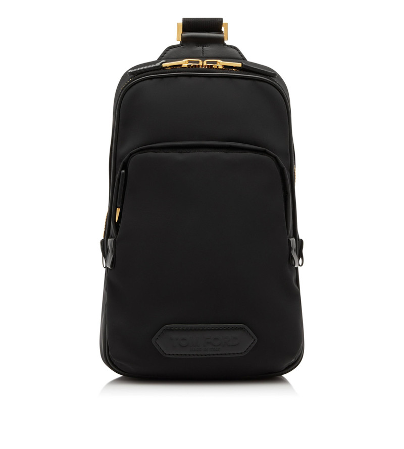 RECYCLED NYLON CROSS-BODY BACKPACK 1