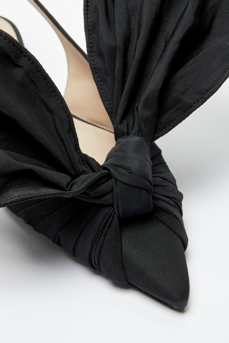 BOW-DETAIL SLINGBACK BALLET PUMPS 4