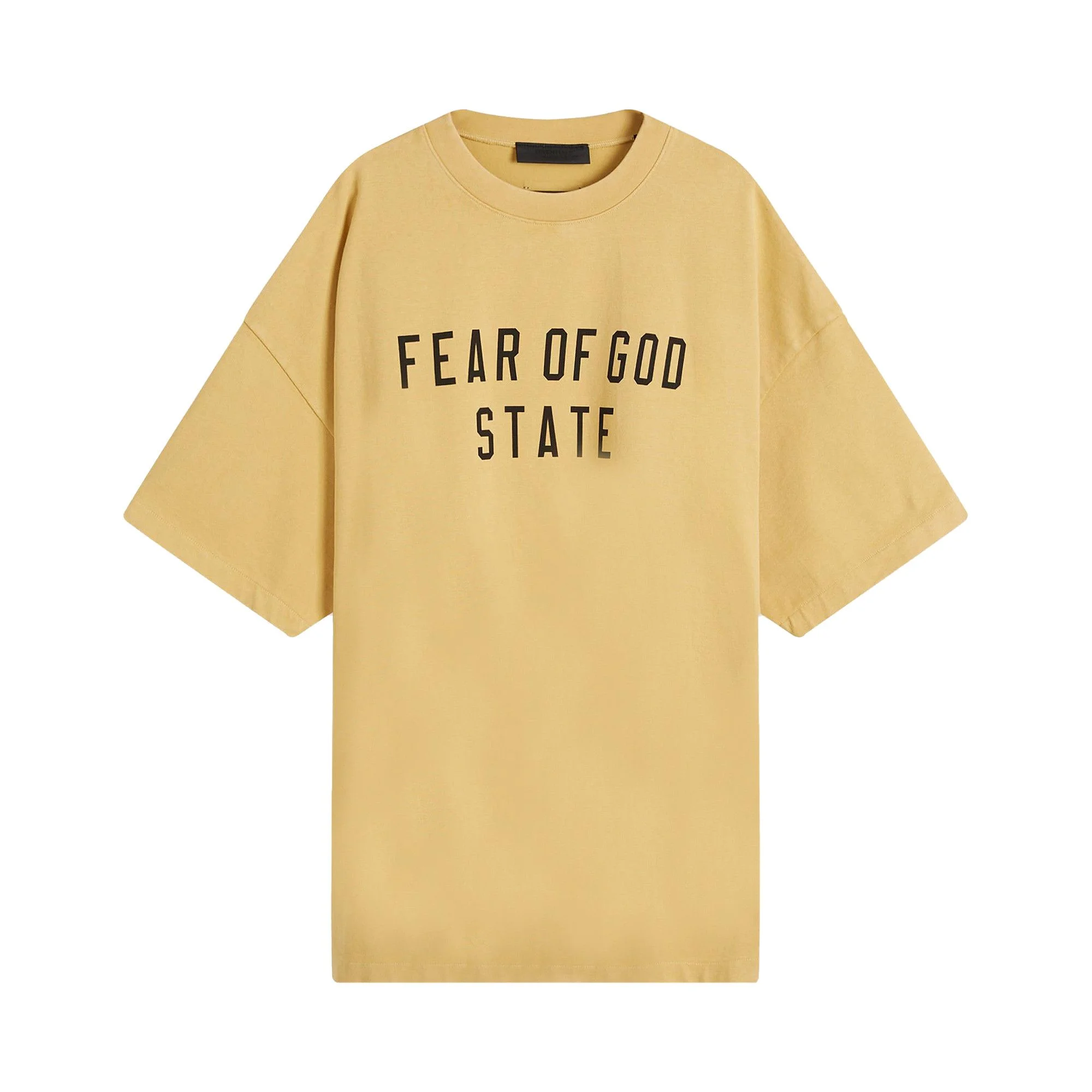 Fear of God Essentials Heavy Crewneck Tee 'Amber' - 1