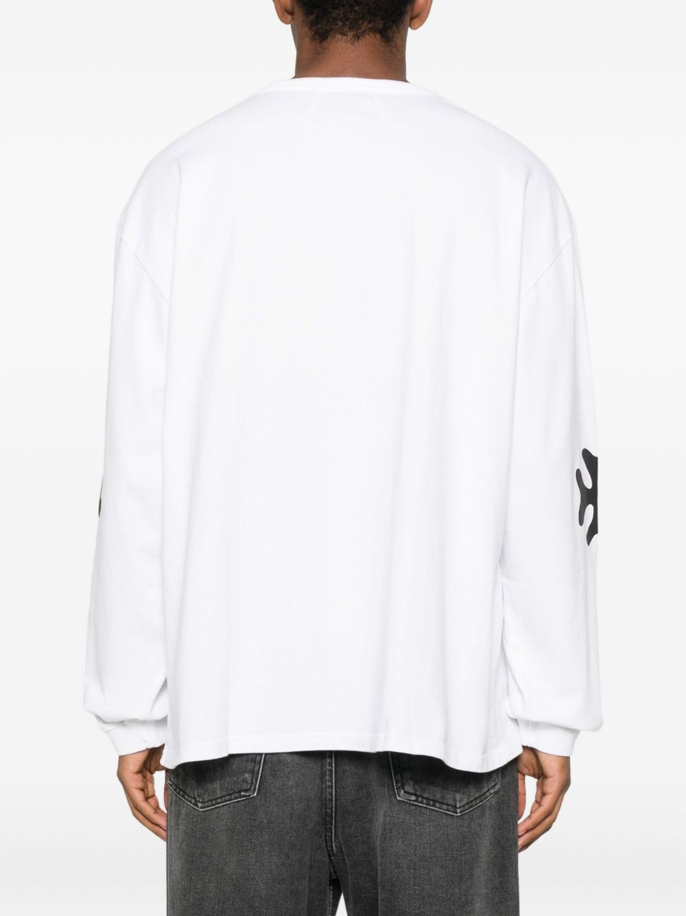 logo-print long-sleeve sweatshirt - 4