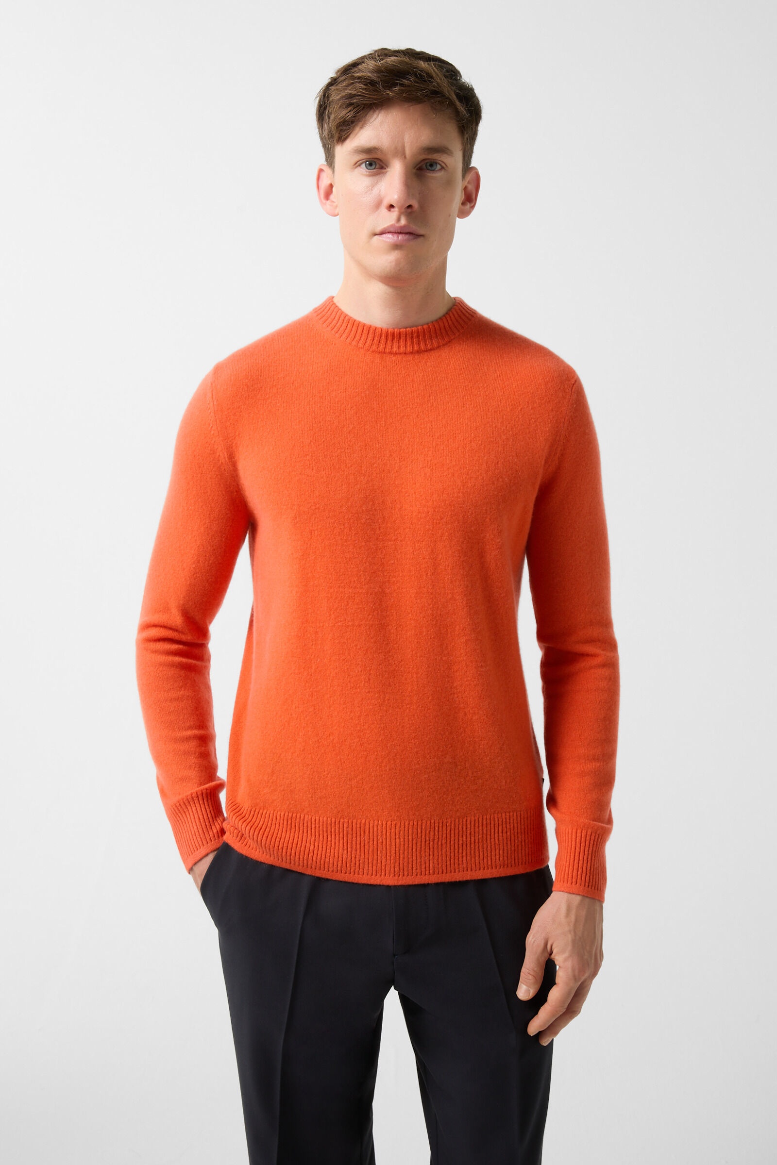 Brendon cashmere sweater in Orange - 1
