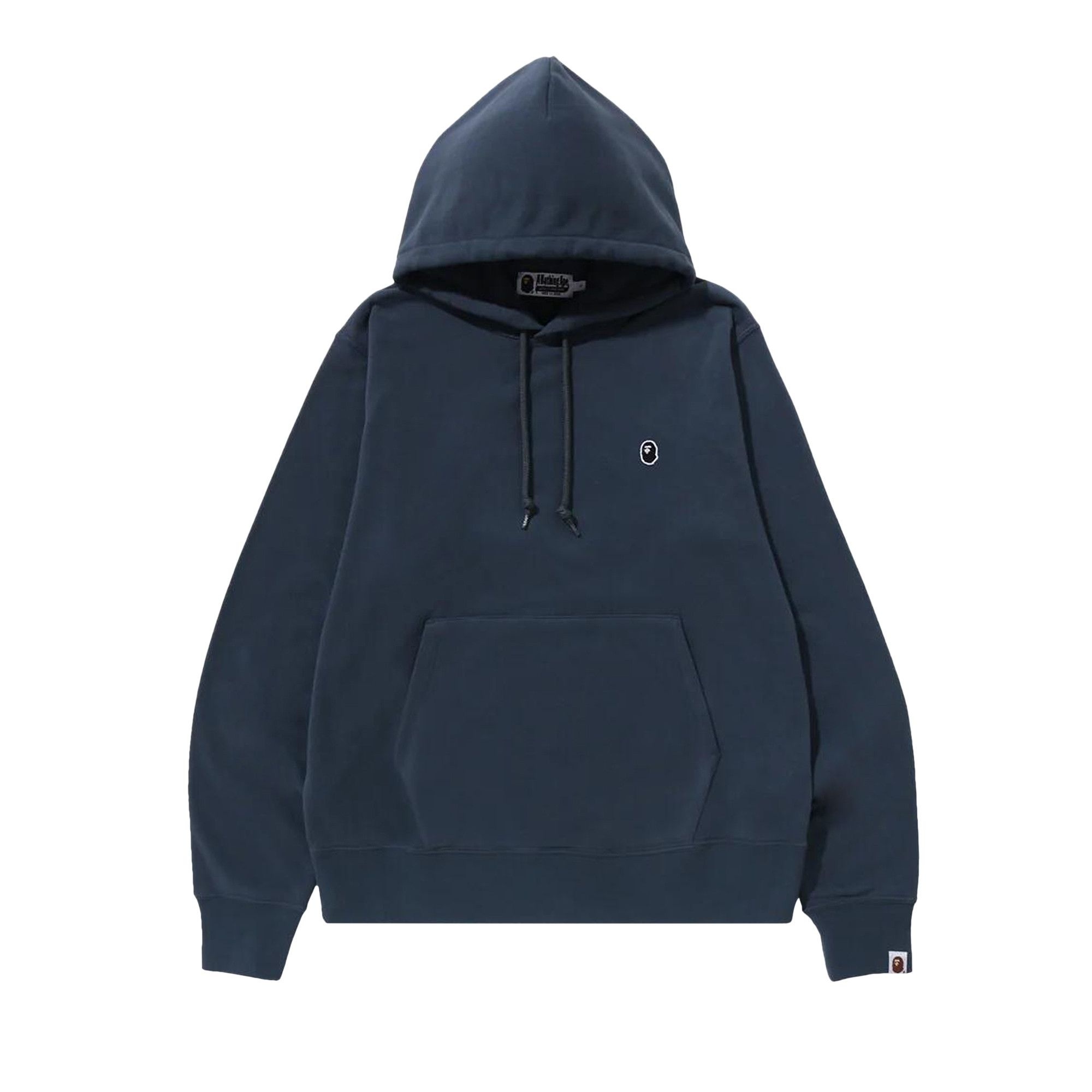 BAPE Ape Head One Point Pullover Hoodie 'Navy' - 1