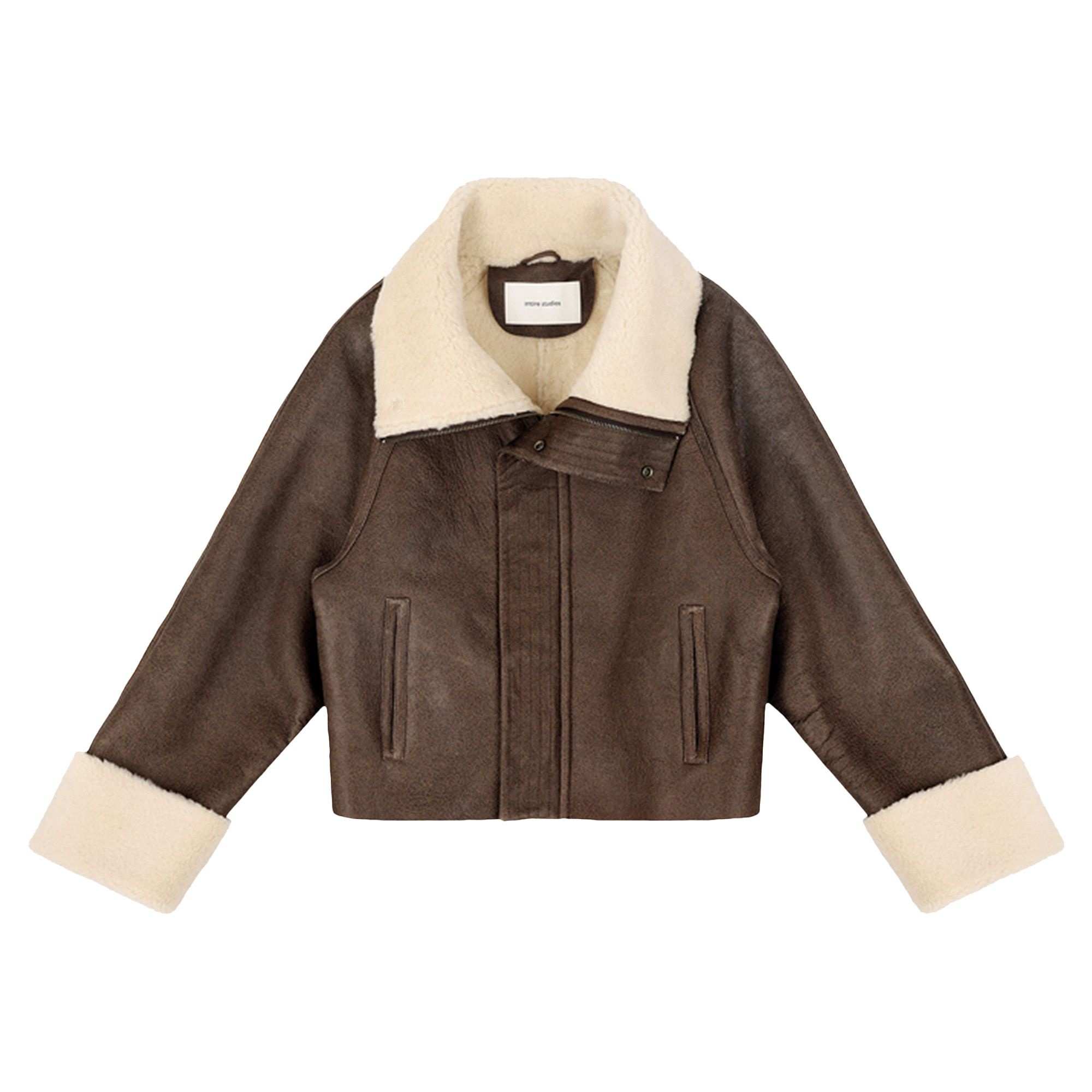 Entire Studios Bulk Shearling Jacket 'Corretto' - 1