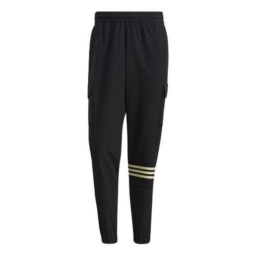 adidas neo M Ss May Wv Tp1 Casual Elastic Sports Long Pants Black GP4793 - 1