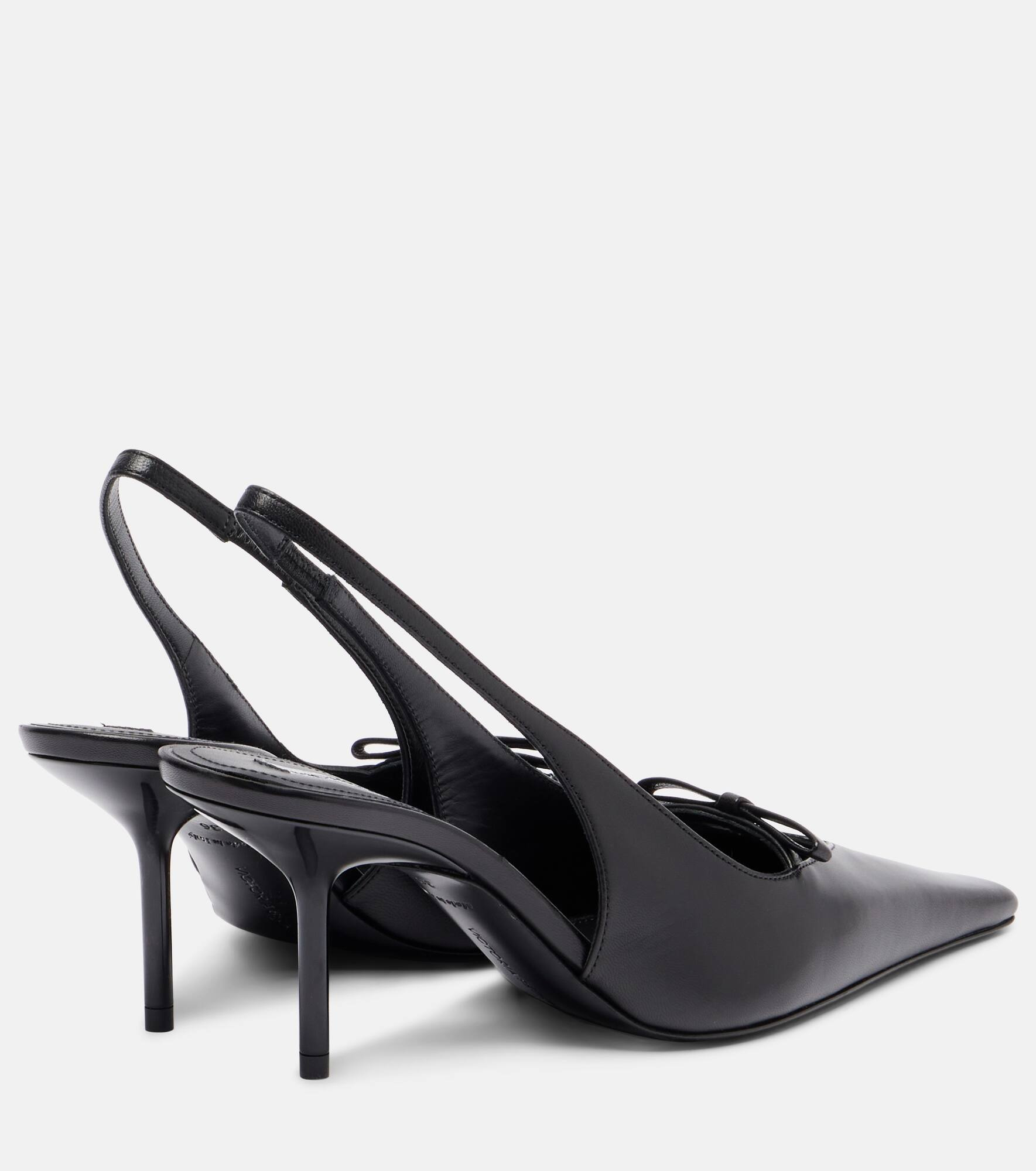 75 leather slingback pumps - 2