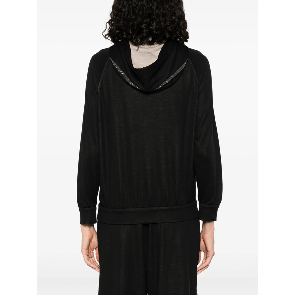 Brunello Cucinelli Black Tops - Hoodies Women - 2
