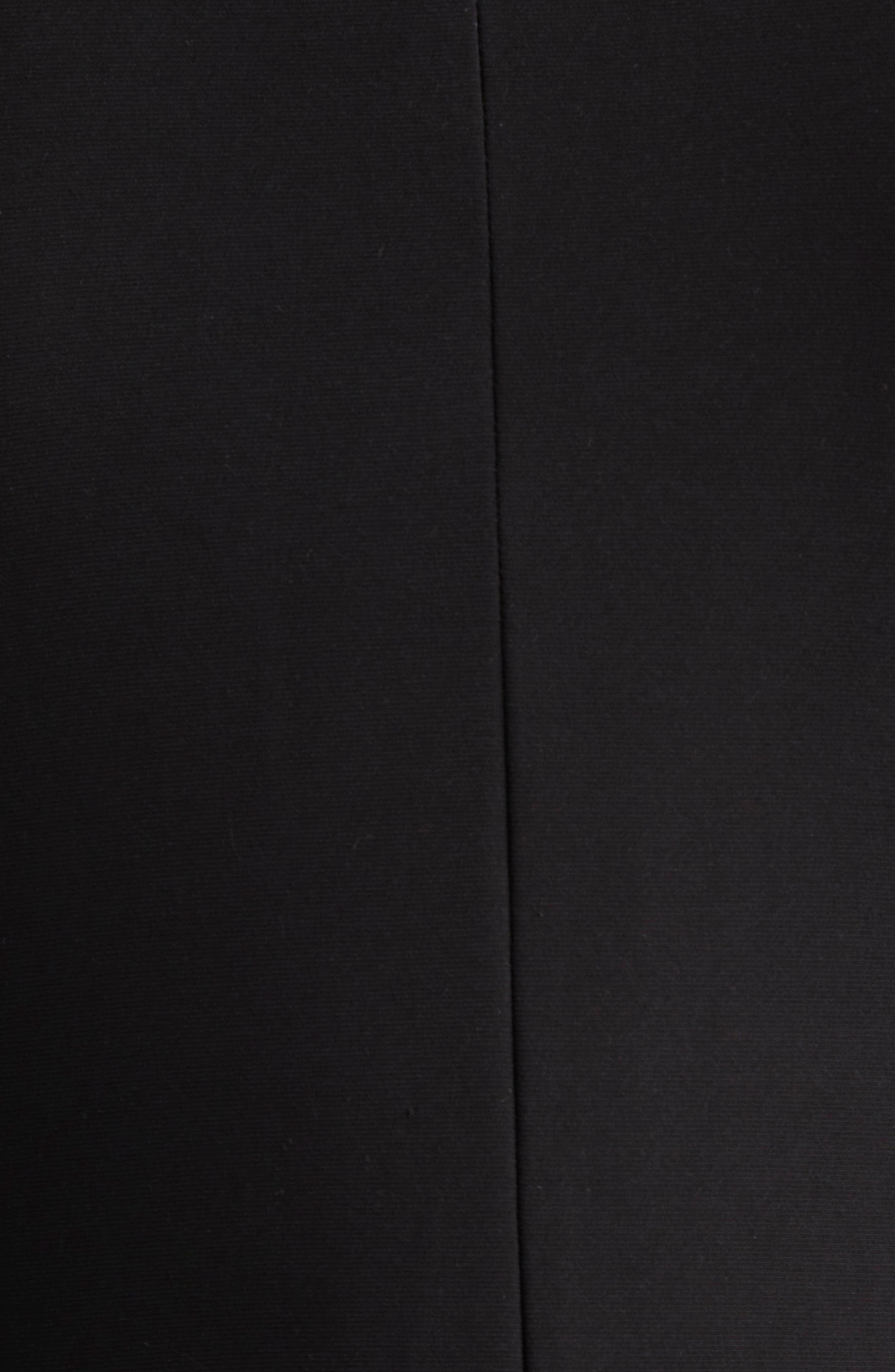 Brandon Maxwell Sylvie Plunge Neck Long Sleeve Gown in Black at Nordstrom - 6