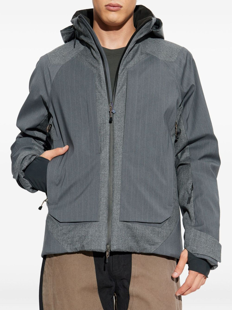 hooded striped jacket 3