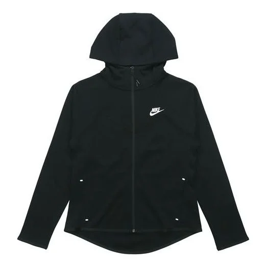 (WMNS) Nike Sportswear Windrunner Rech Fleece 'Black' BV3456-010 - 1