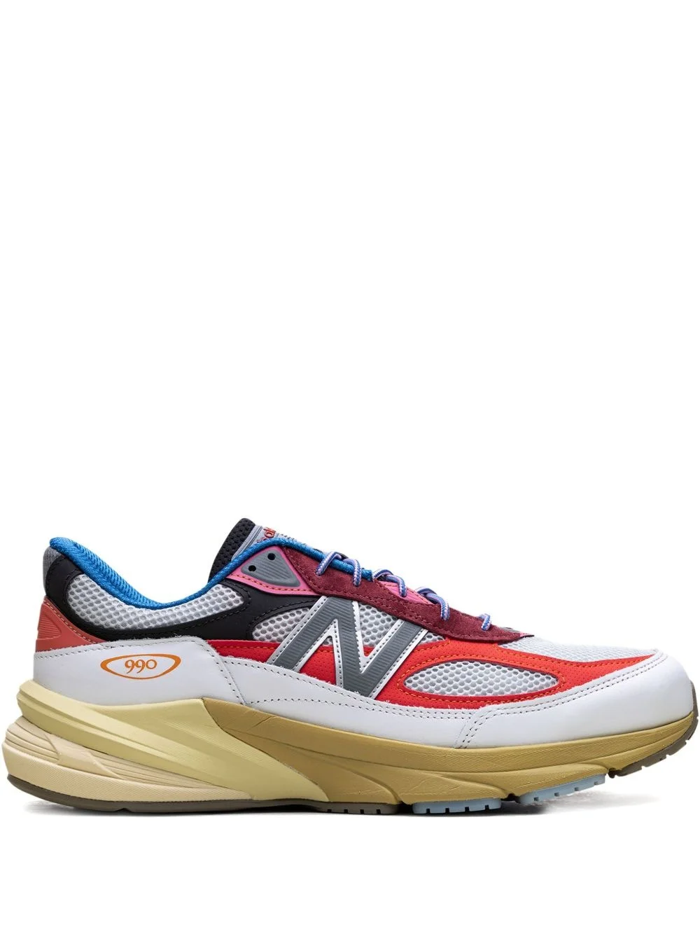 990 "Action Bronson- Hi/Pink/Royal Blue" sneakers - 1