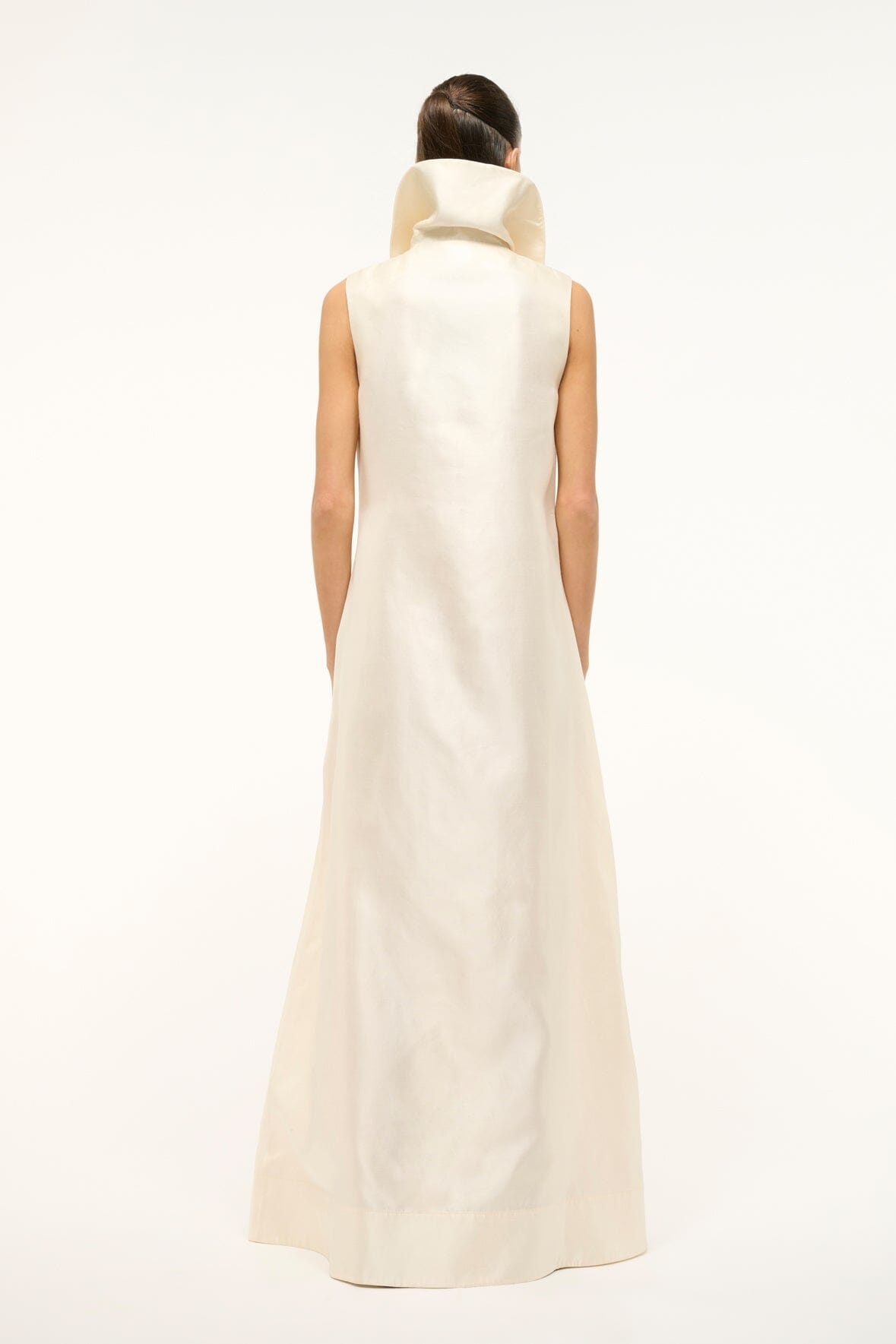 STAUD STAUD VINNY DRESS IVORY | REVERSIBLE