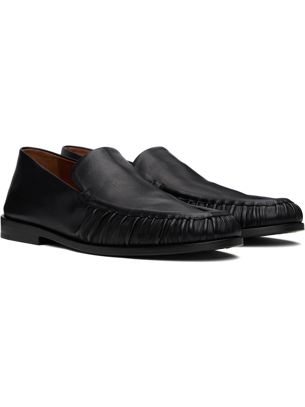 Black Mocassino Loafers - 4