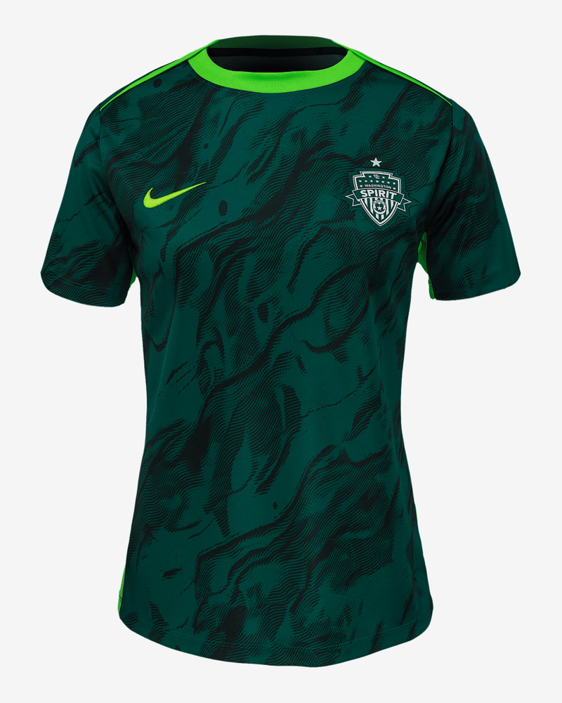Washington Spirit 2025 Women's Nike NWSL Short-Sleeve Pre-Match Top 1