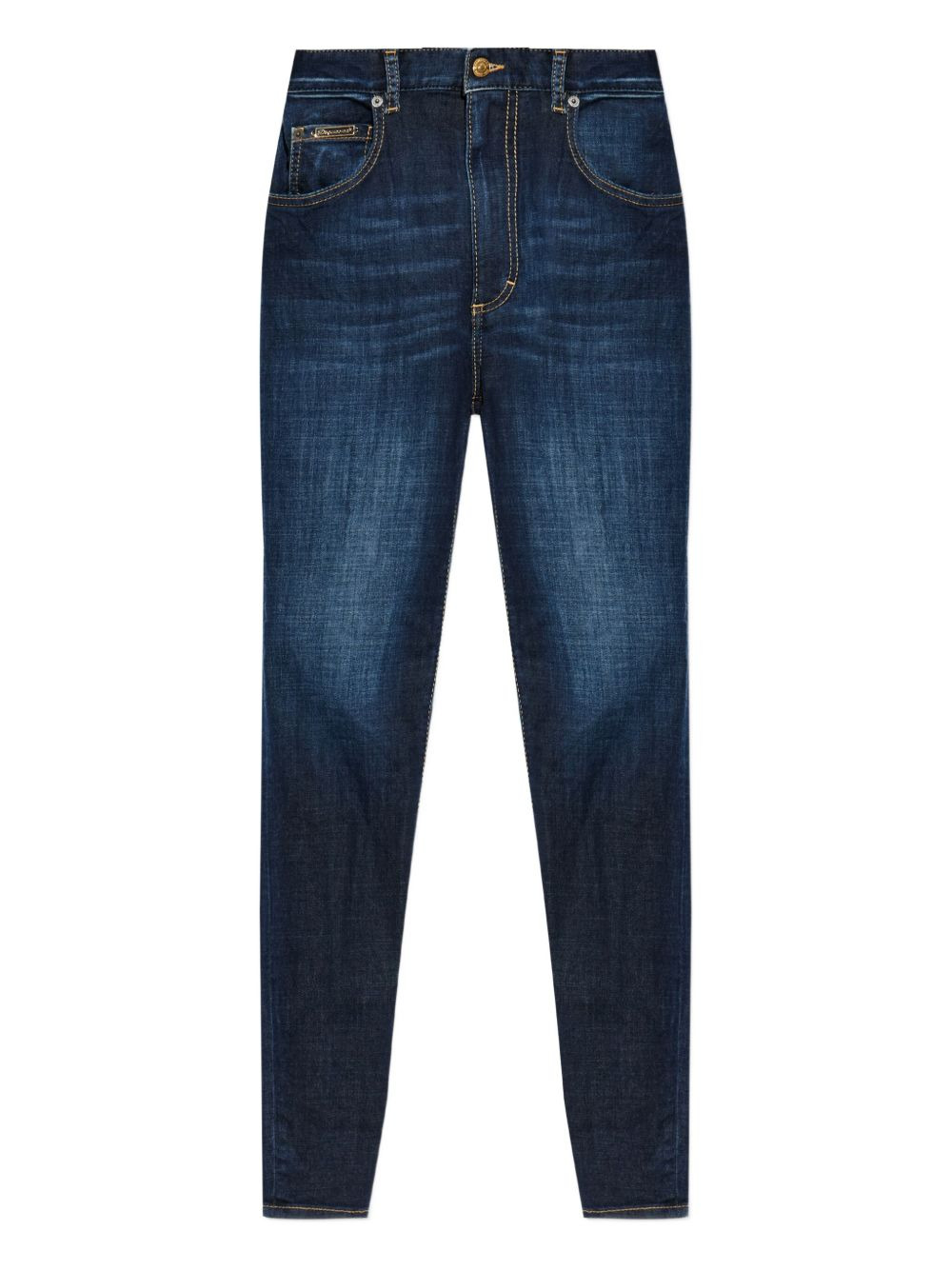 logo-plaque jeans - 1