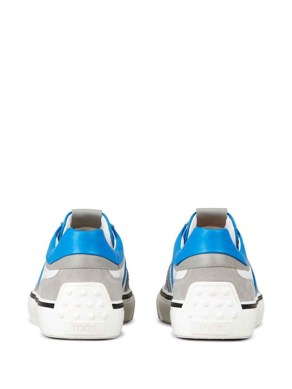 Automobili Lamborghini panelled lace-up leather sneakers - 3