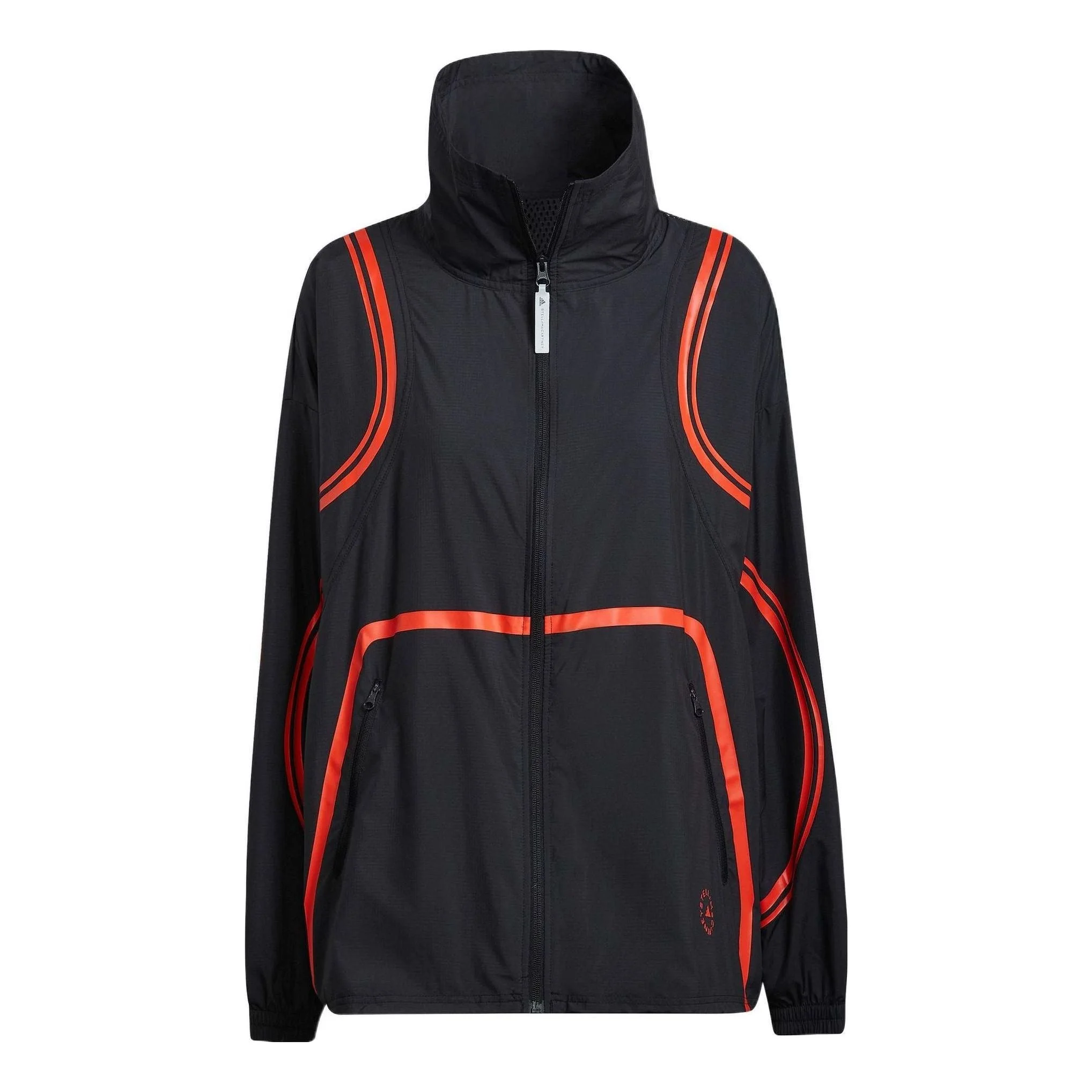 (WMNS) adidas by Stella McCartney TruePace Woven Jacket 'Black Red' HD9120 - 1