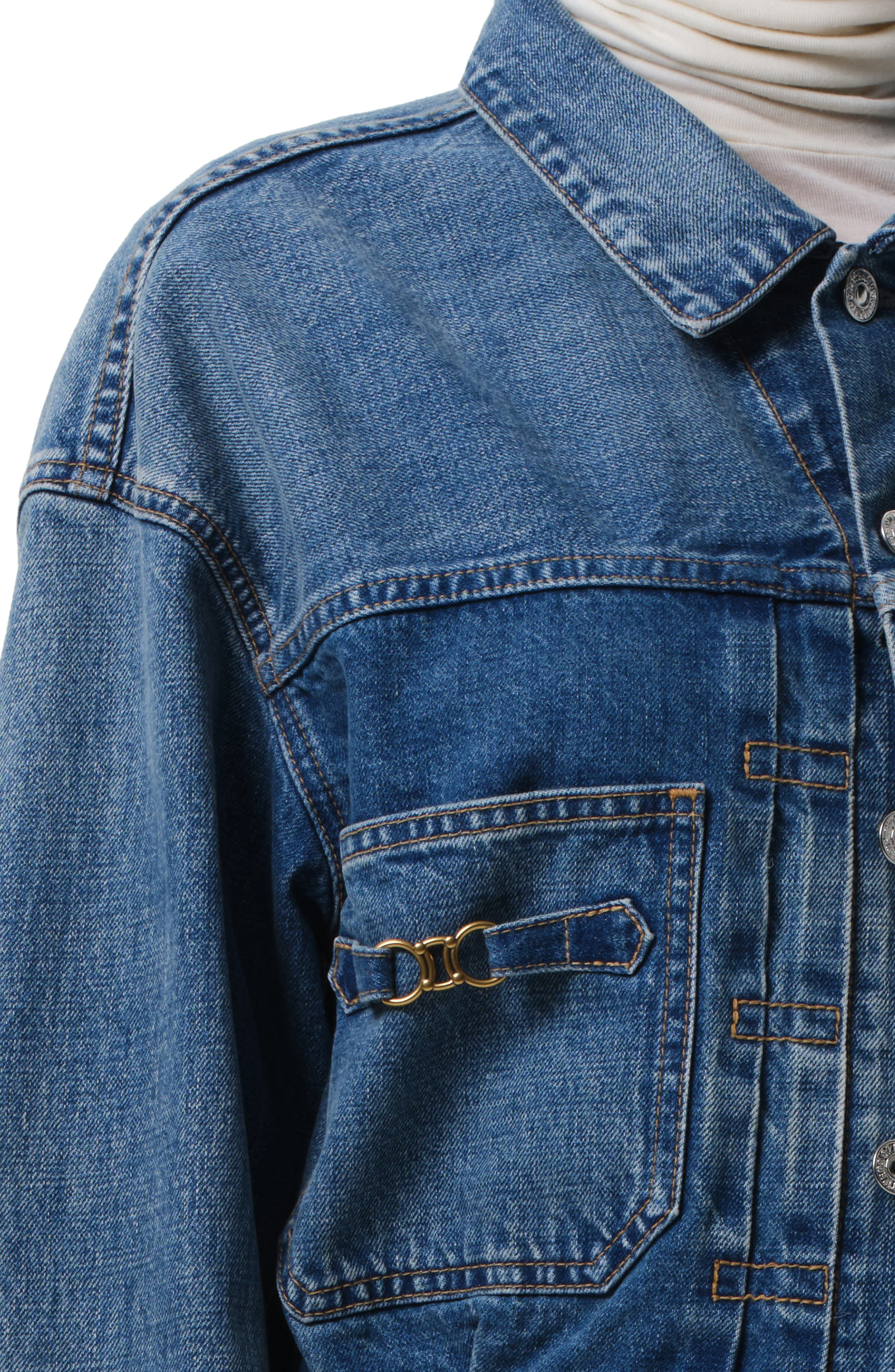 Citizens of Humanity Horsebit Denim Jacket in Sweetzer at Nordstrom - 4