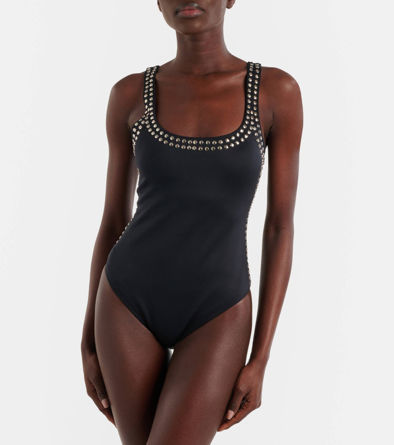 SIMKHAI Mercedes studded swimsuit outlook