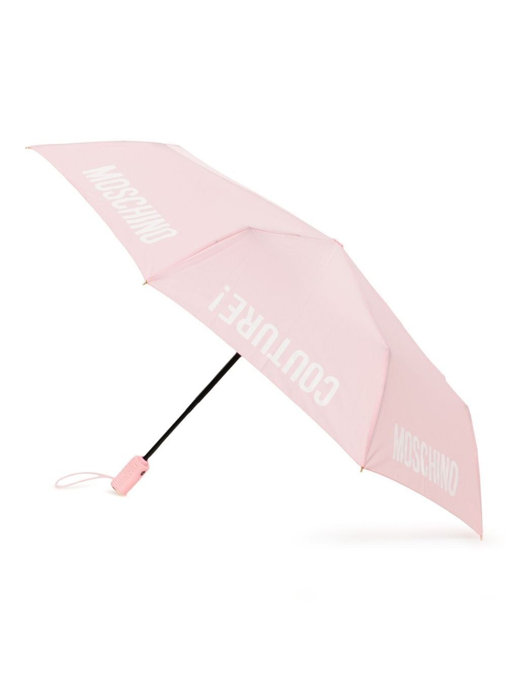 logo lettering-print foldable umbrellla - 3