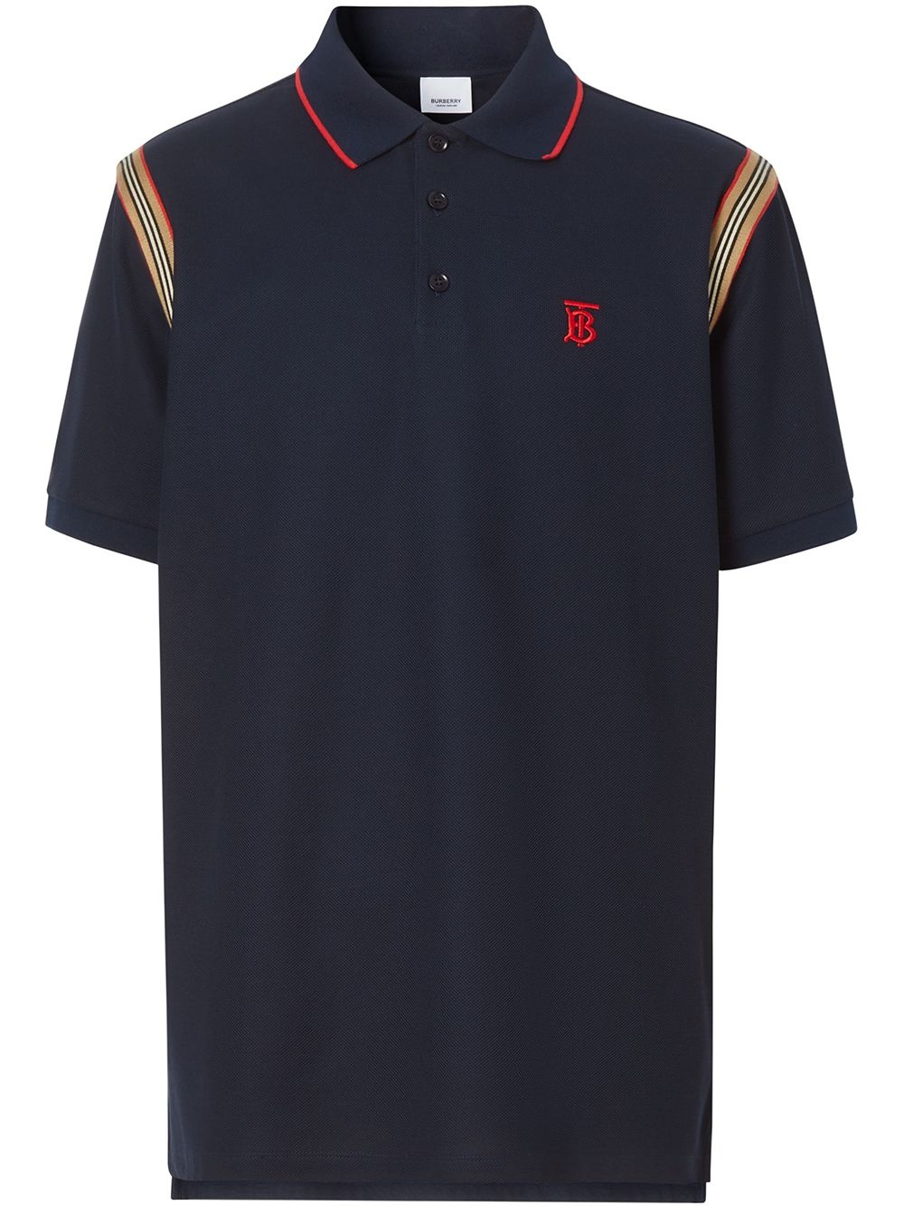 Icon Stripe-trim polo shirt - 1