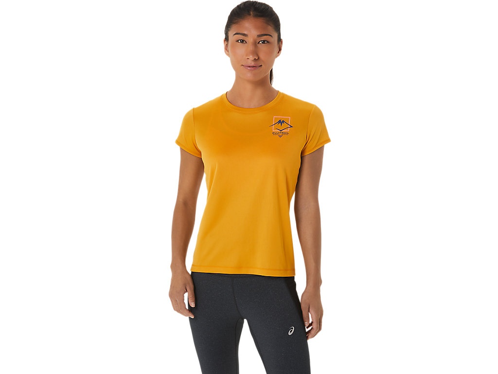 WOMEN'S FUJITRAIL LOGO SHORT SLEEVE TOP - 1