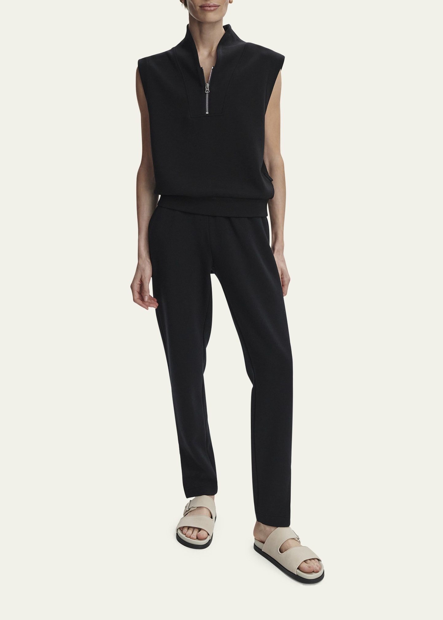 Loretta Half-Zip Sleeveless Sweatshirt - 2