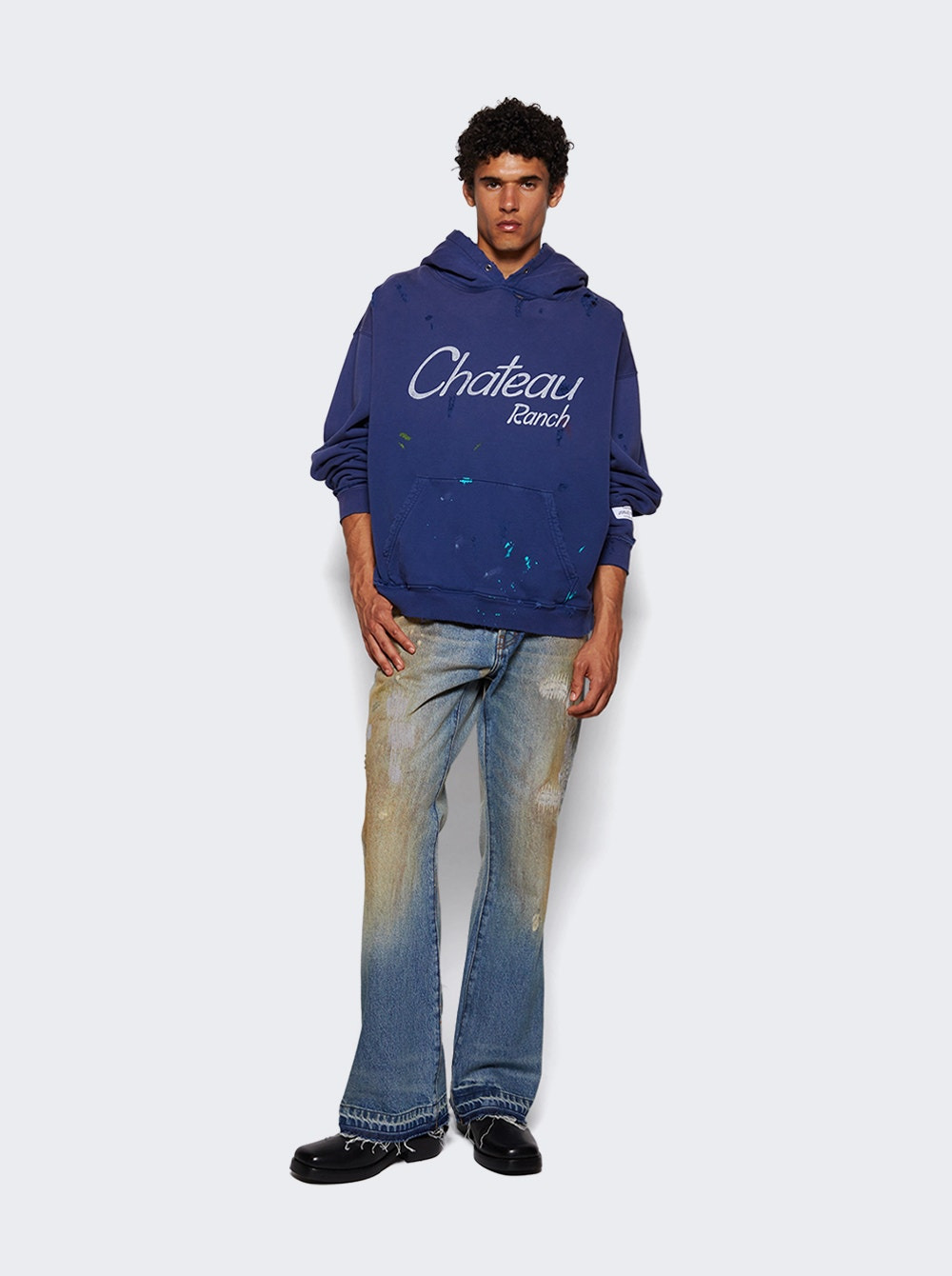 Chateau Ranch Hoodie Navy - 5
