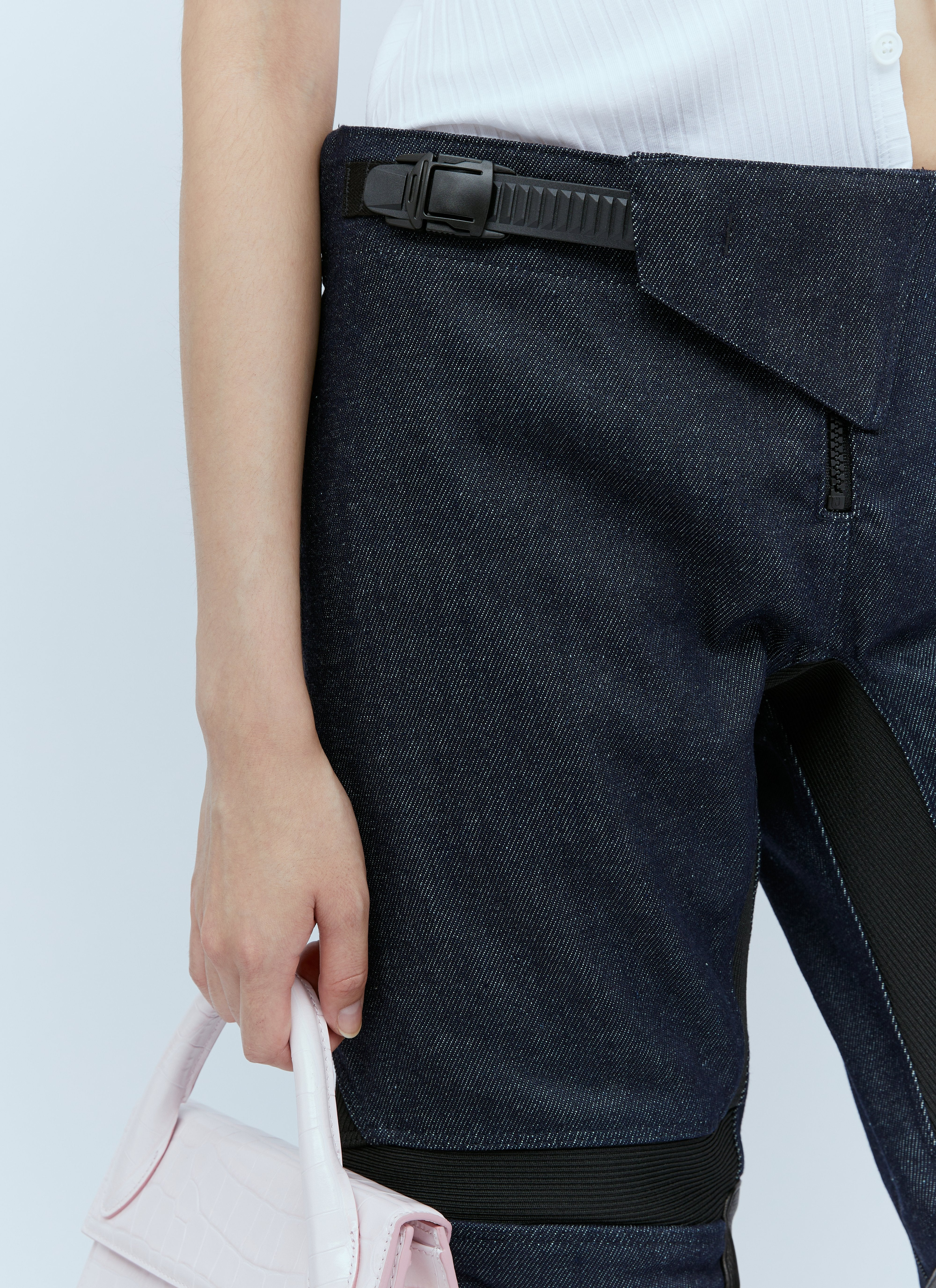 Coperni Women Denim Racing Pants - 4