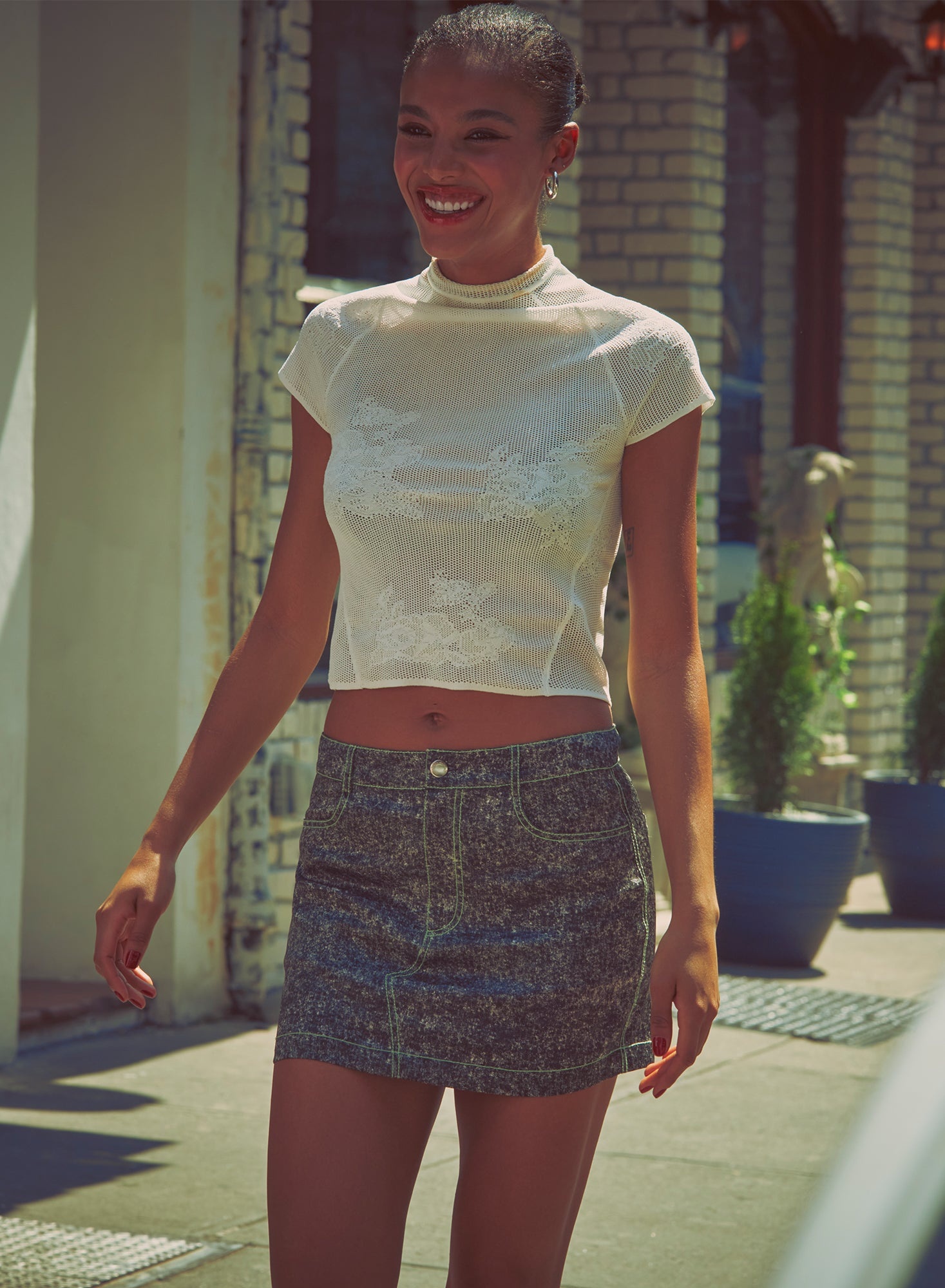 Acid Wash Silk Mini - 9