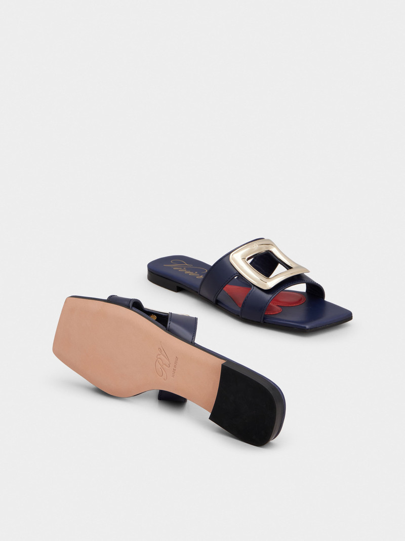 Viv' by the Sea Mules in leather 5