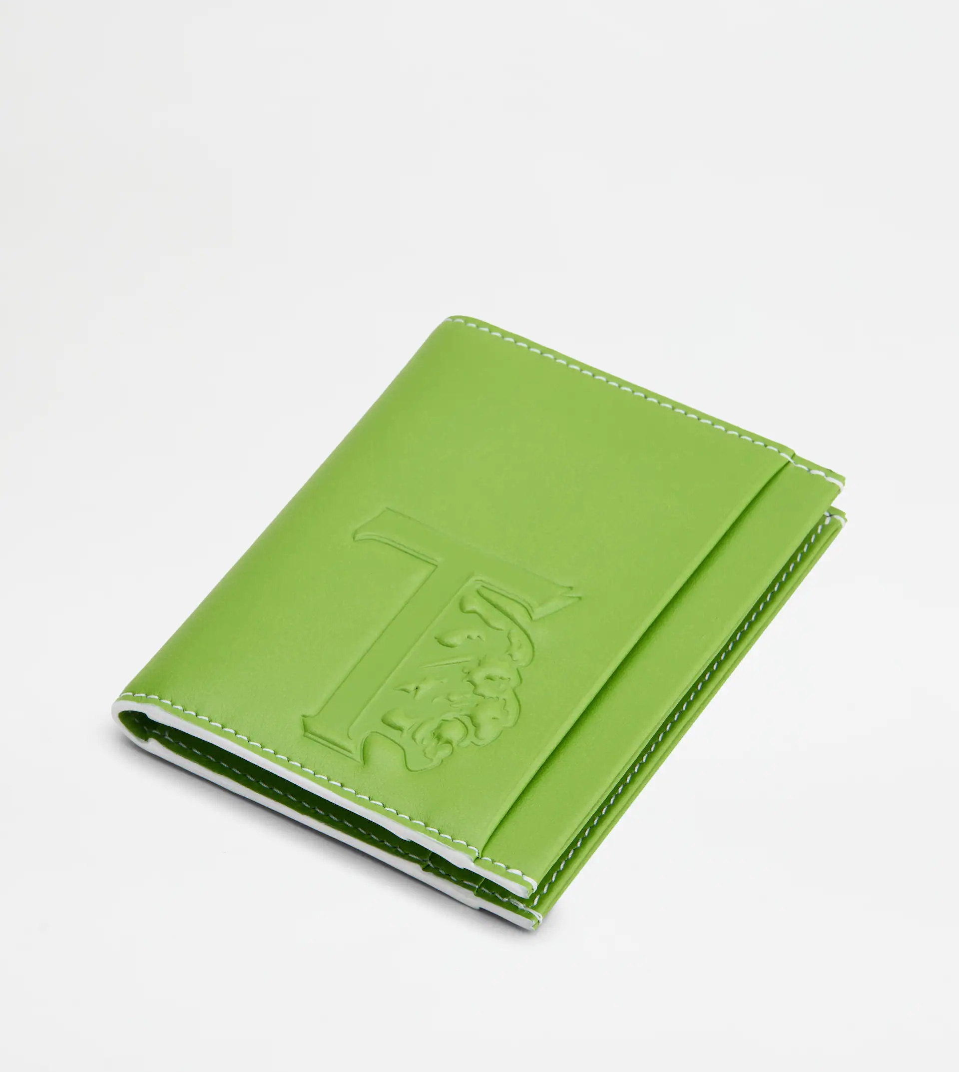 WALLET IN LEATHER - GREEN - 3