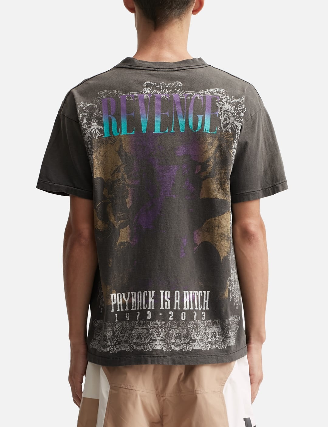 SAINT M×××××× SAINT MICHAEL X BERBERJIN REVENGE T-SHIRT | REVERSIBLE