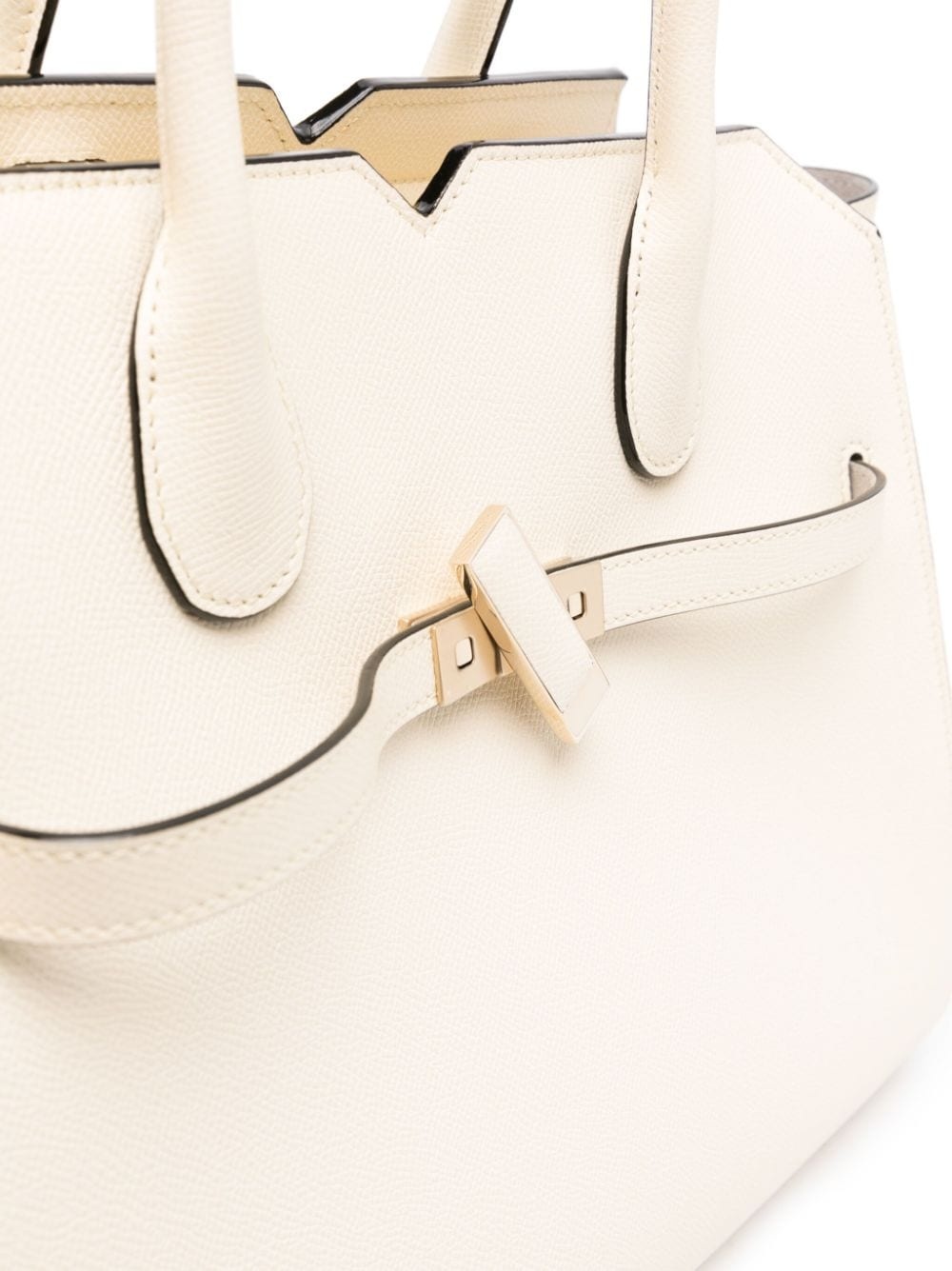 medium Milano leather tote bag - 4