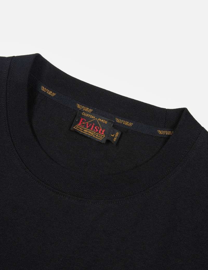 FOAM LINE KAMON AND SEAGULL DAICOCK PRINT LOOSE FIT T-SHIRT 9