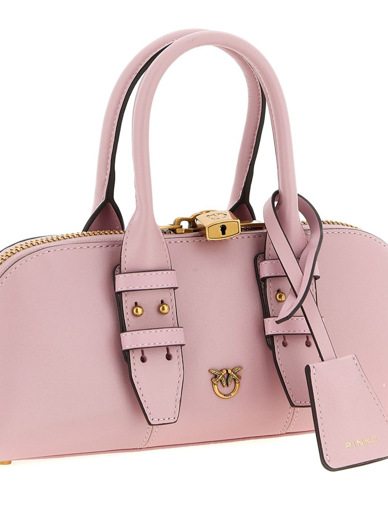 love birds bowling leather handbag 3