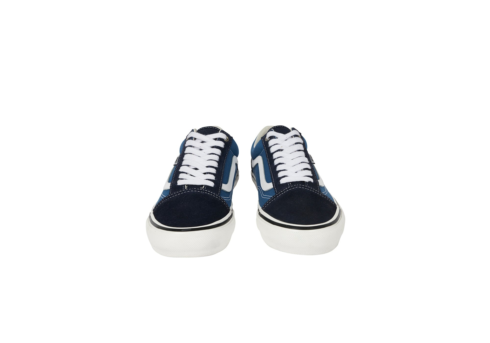 PALACE VANS SKATE OLD SKOOL NAVY / WHITE - 3