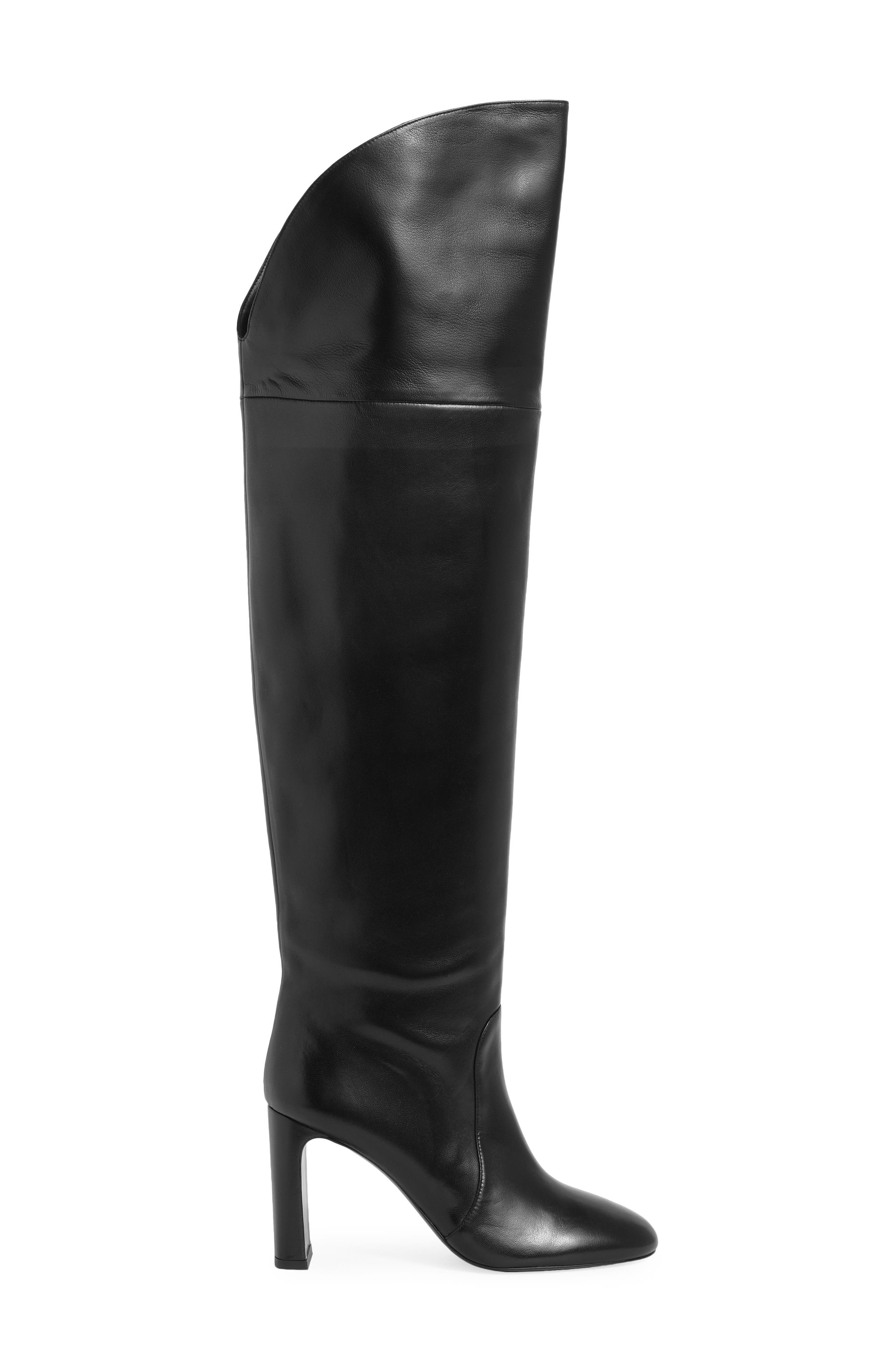 Stuart Weitzman Babette Over the Knee Tubo 85 Boot in Black at Nordstrom - 3