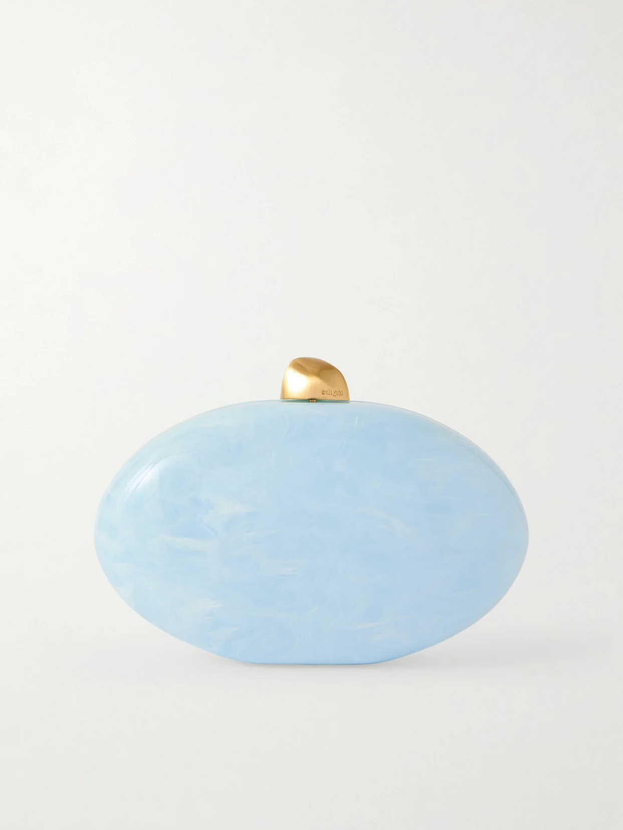 Eviana Marbled Acrylic Clutch - 1