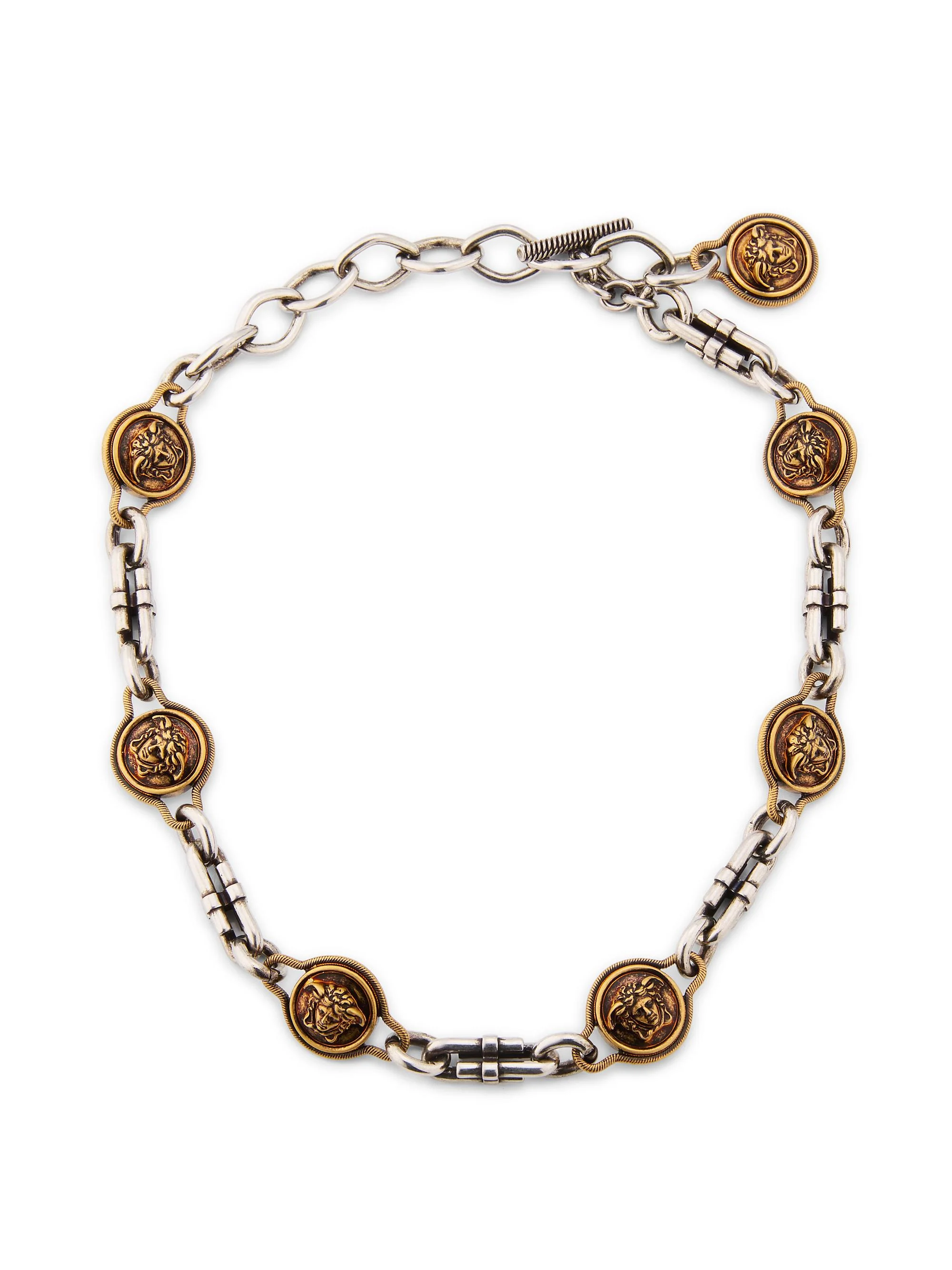 Women's Novantatré Two-Tone Chain Necklace - Palladium Gold - 1