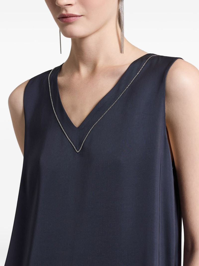 Aurea V-neck sleeveless top 4