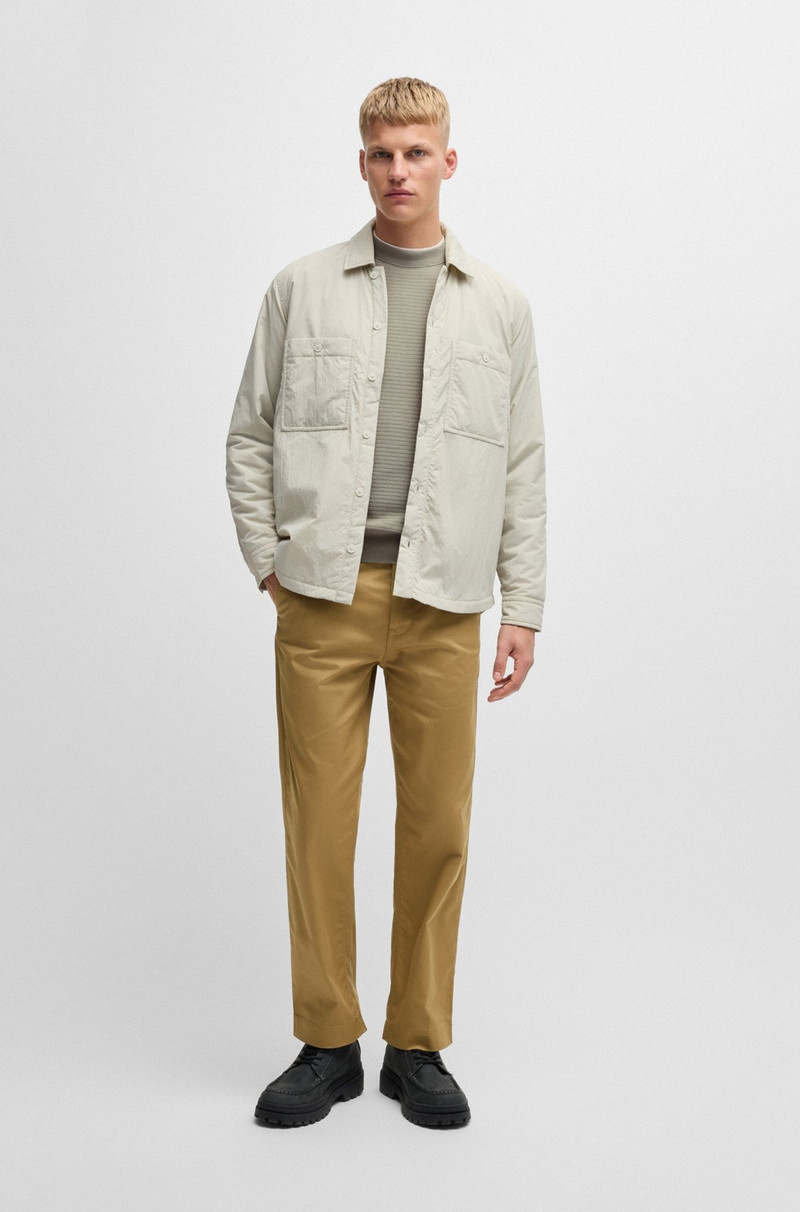 BOSS REGULAR-FIT SWEATER IN COTTON AND CASHMERE outlook