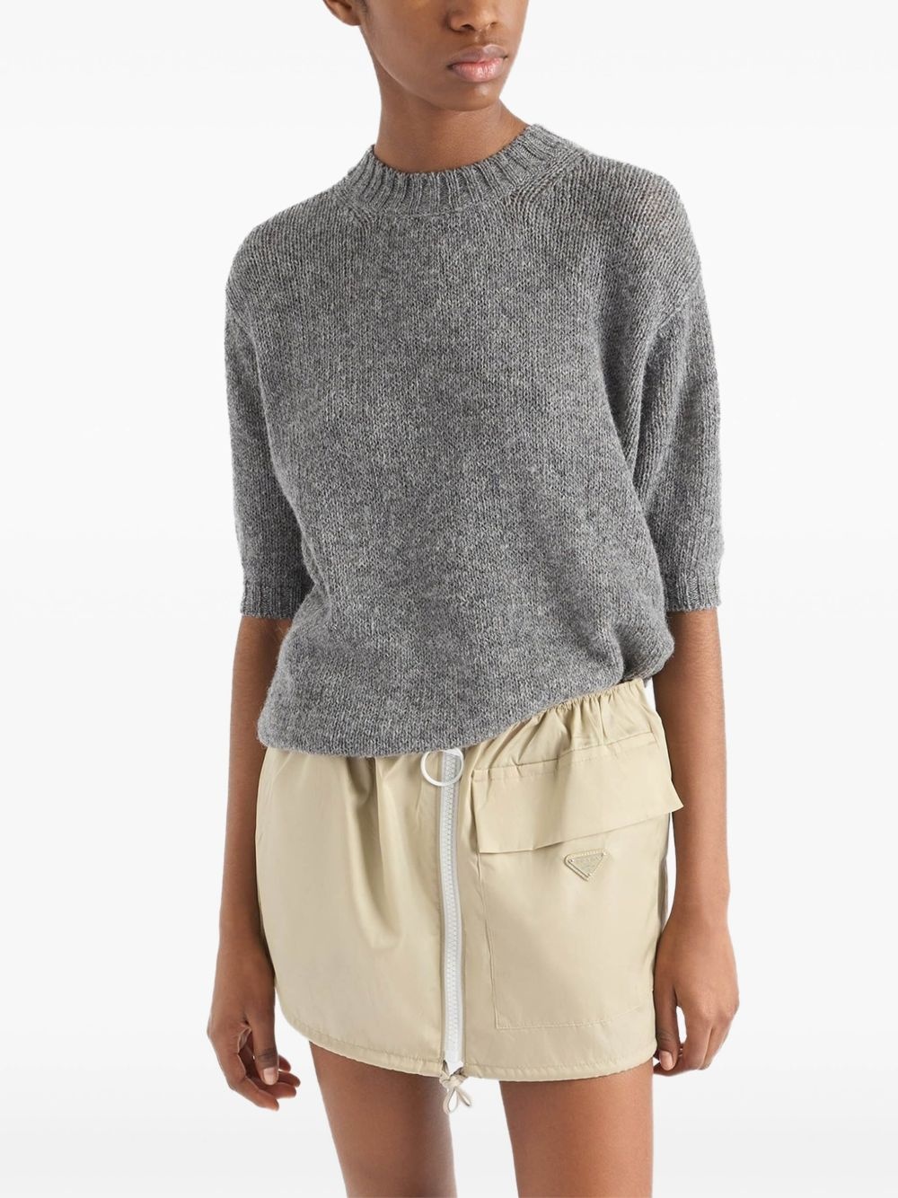Re-Nylon mini skirt - 4
