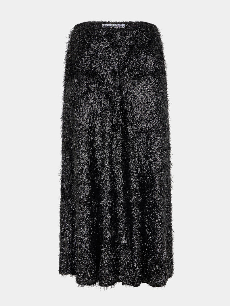 rabanne LONG BLACK SKIRT outlook