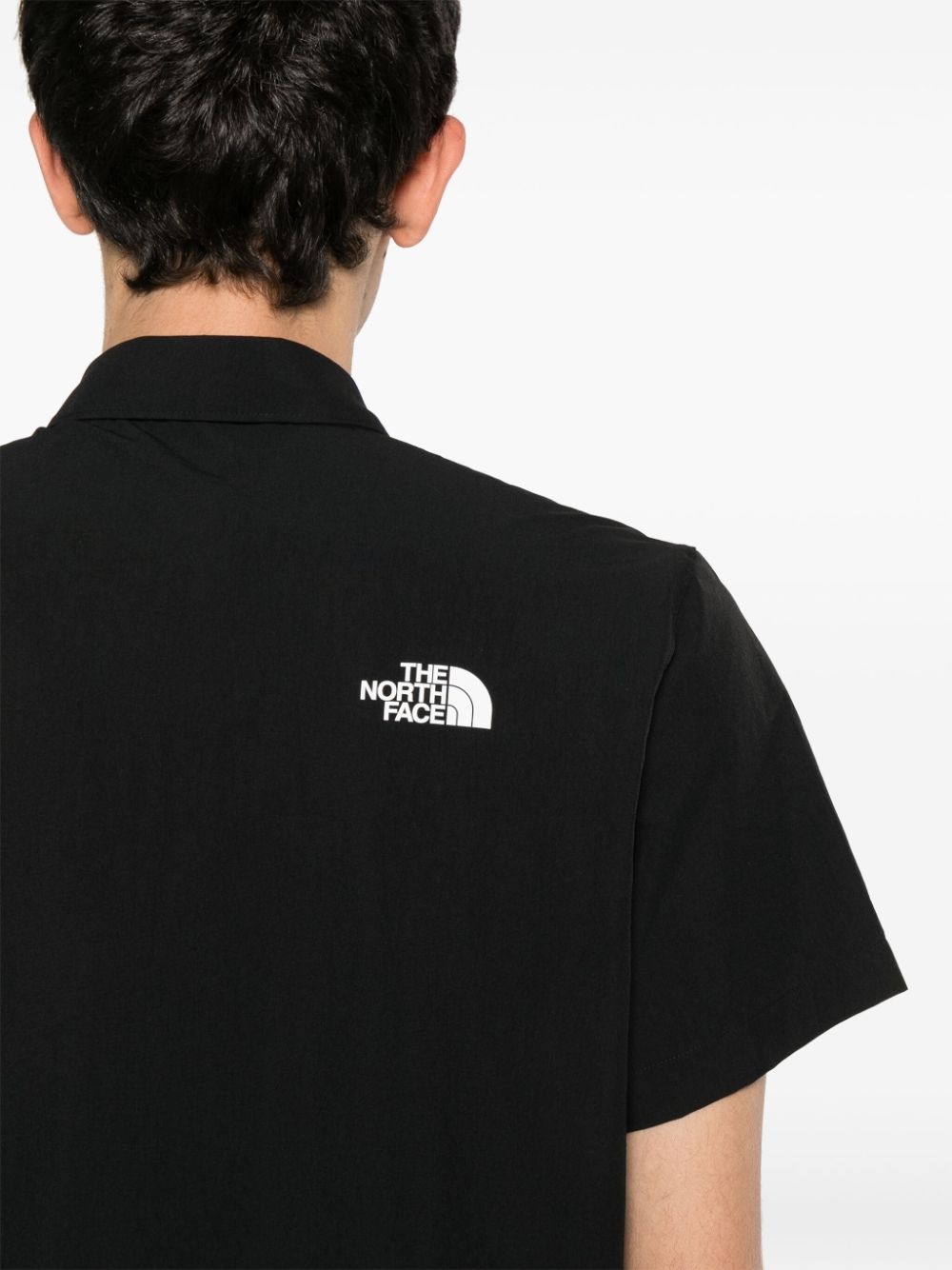 Murray logo-patch shirt - 5