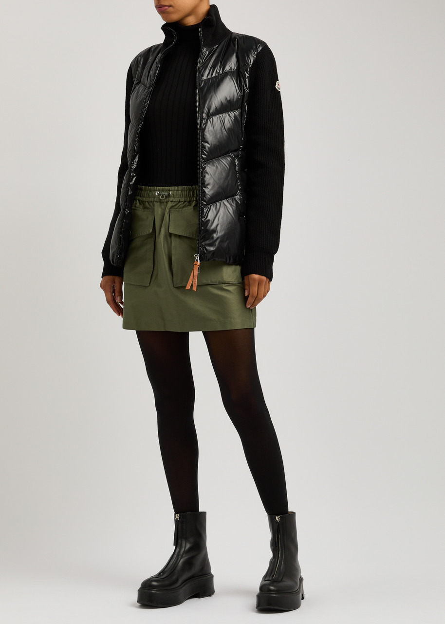 Moncler Quilted Nylon and Wool Jacket - 4